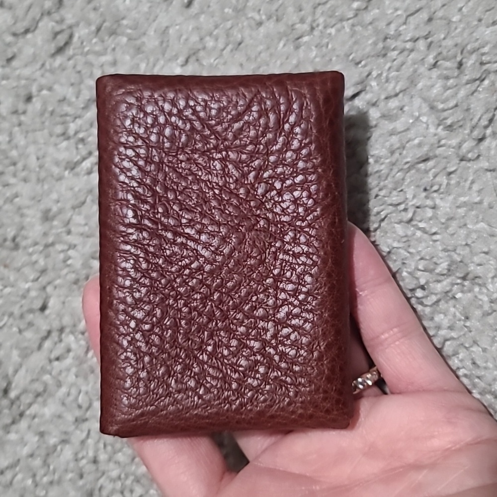 New Portland Leather Goods PLG Daisy Mini Wallet Nutmeg - Picture 2 of 5